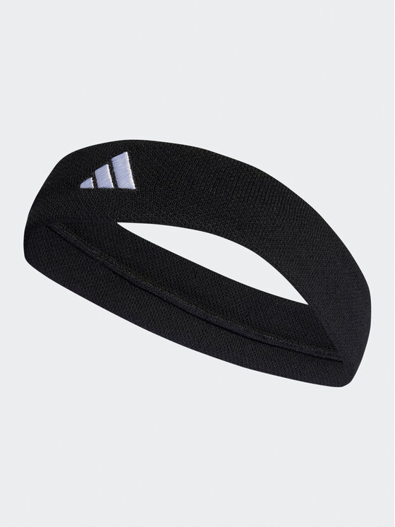 TENNIS HEADBAND,BLACK/WHITE 