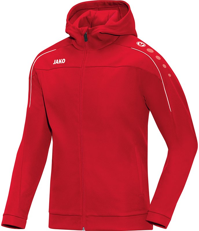 Kapuzenjacke Classico rot 