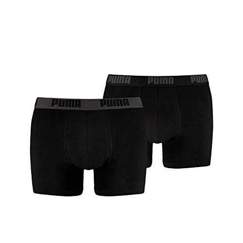 PUMA BASIC BOXER 2P black / black 