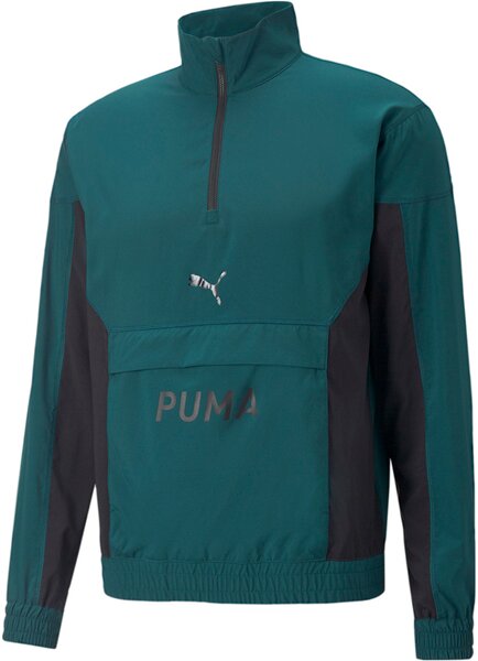 PUMA FIT WOVEN 1/2 ZIP 
