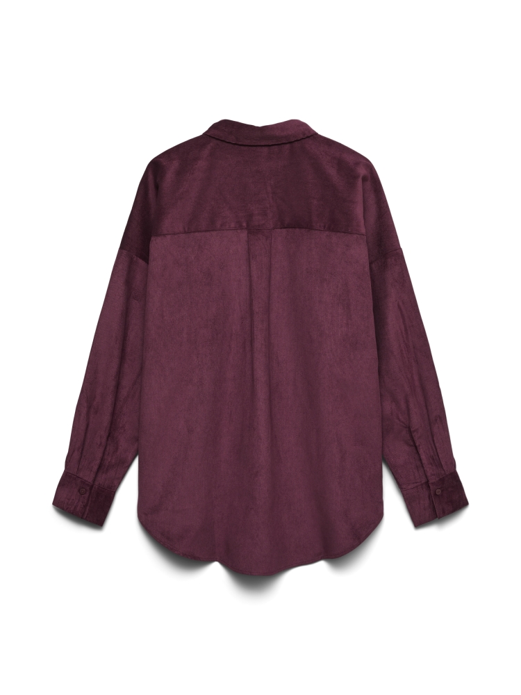 VMSANNE COURDEROY LS SHIRT WVN NOOS 
