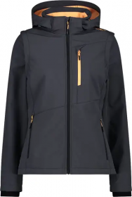 WOMAN JACKET ZIP HOOD WITH DET 