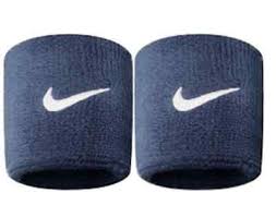 9380/4 Swoosh Wristbands 416 obsidian/white